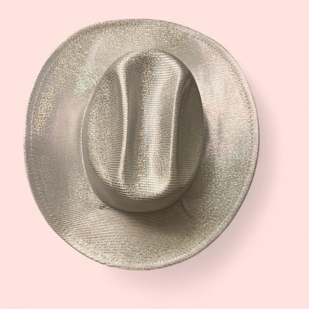 Silver Cowboy Hat